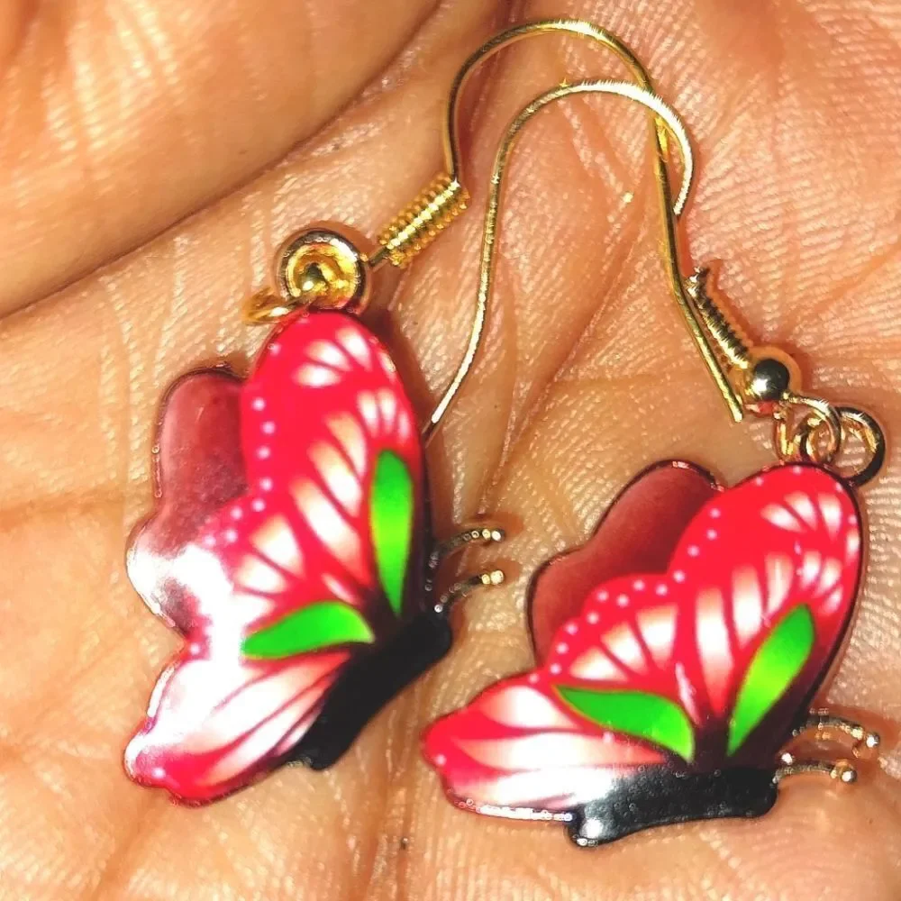 Super cute butterfly wings earrings For Adults And Kids - Picture 5 of 6